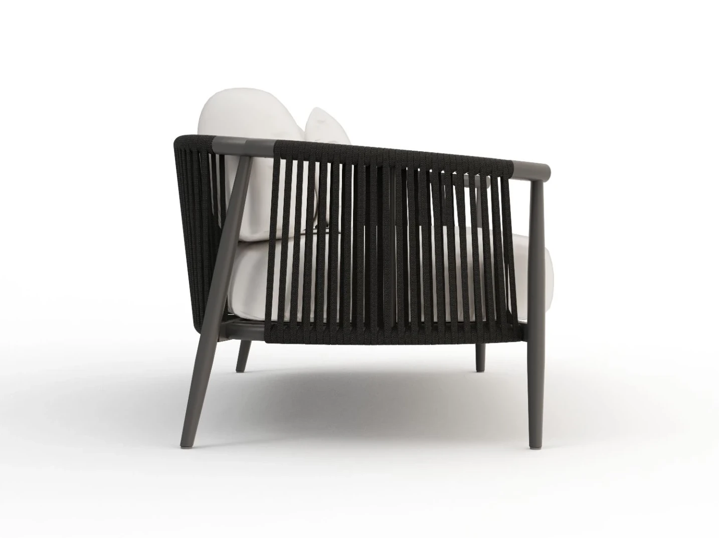 Clover Sofa 2PL Carbon vista 2