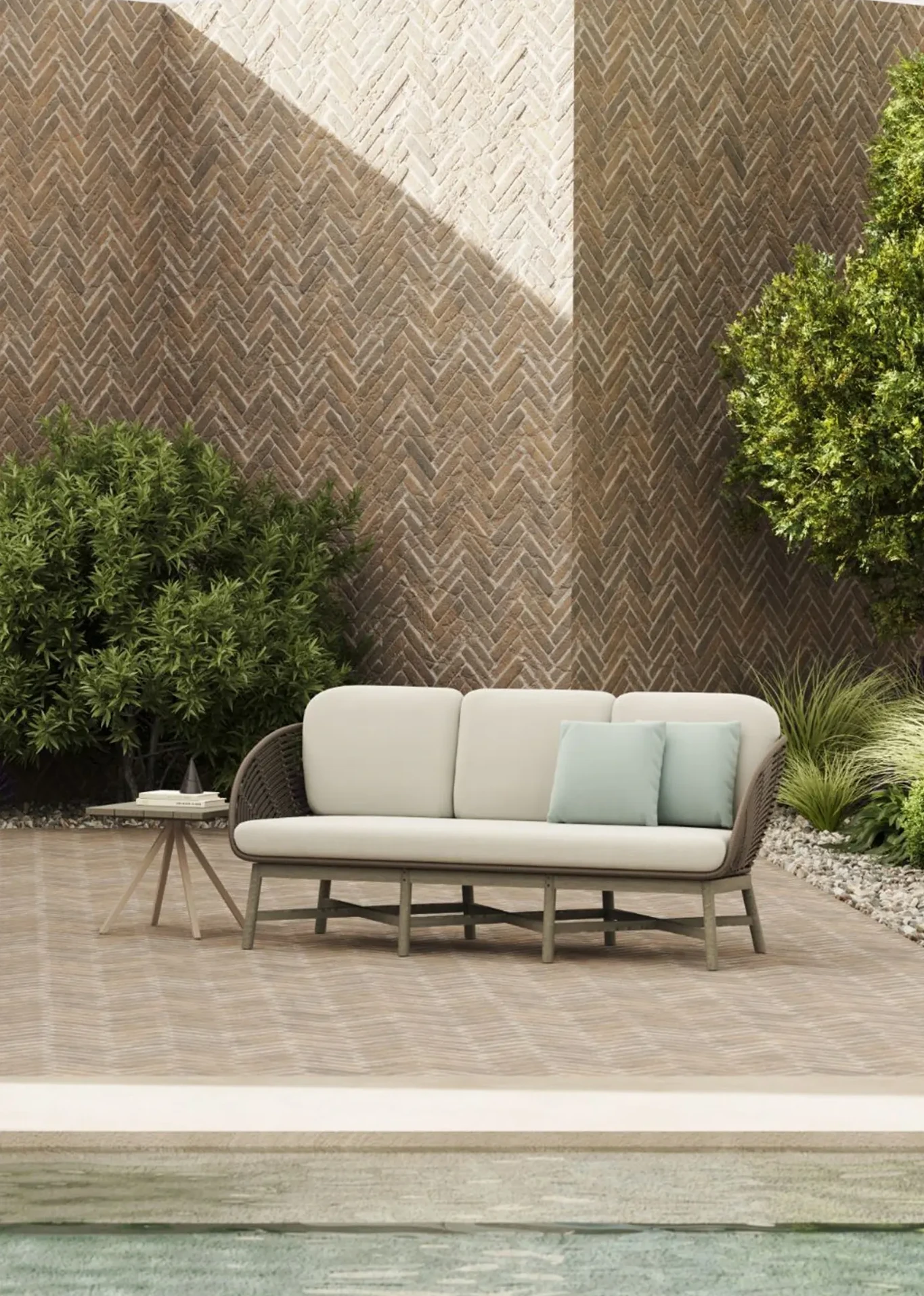 Mesa auxiliar de exterior Neo Alaska