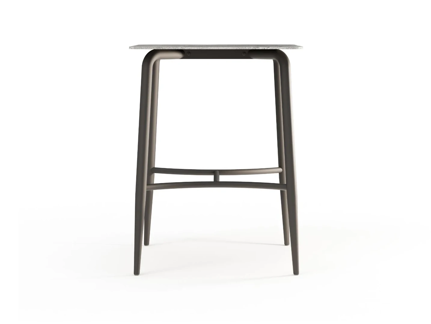 Rodona Mesa Bar Cuadrada Carbon