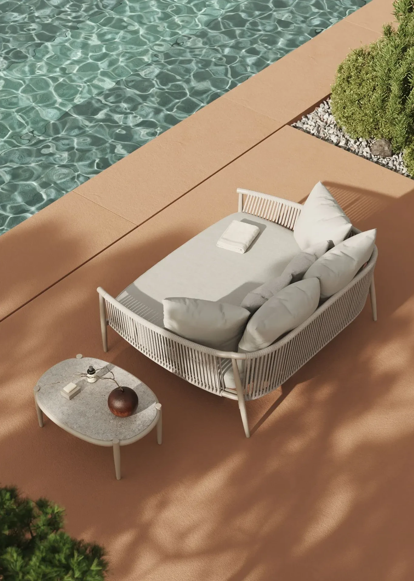 Clover Daybed White Wash