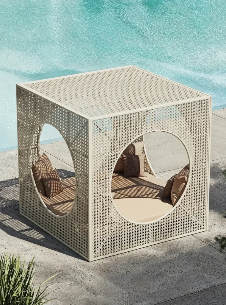 Ambiente interior con muebles premium